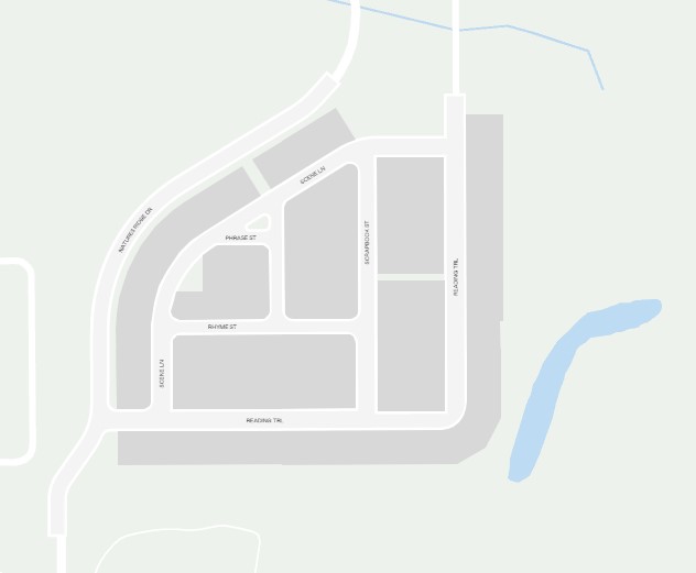 Storey Lake site plan