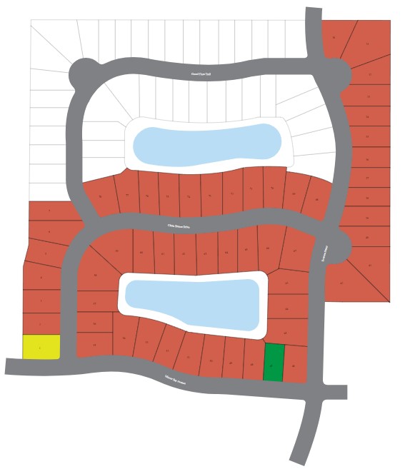 Glen Creek (SOLD OUT) site plan