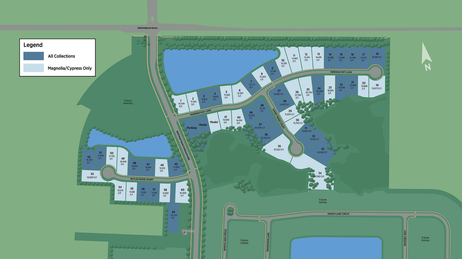 Bartram Ranch site plan