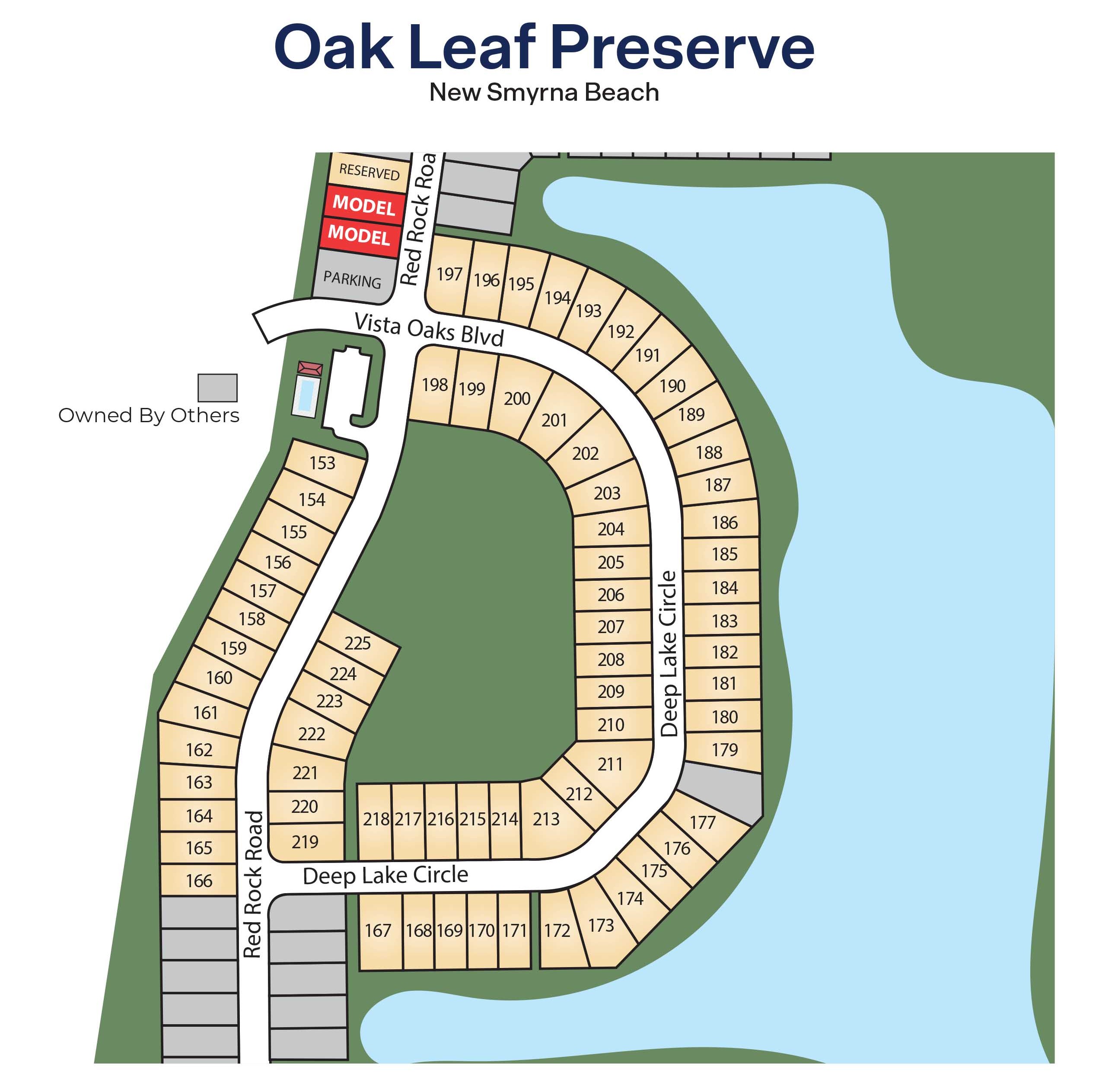 Oak Leaf Preserve site plan