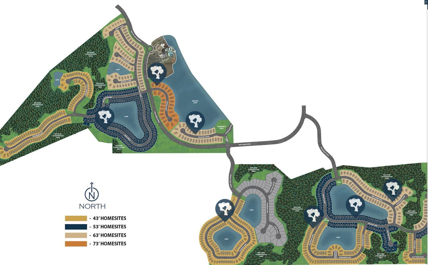 Beacon Lake site plan