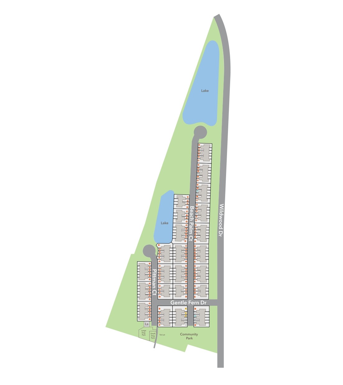 Orchard Park Townhomes site plan