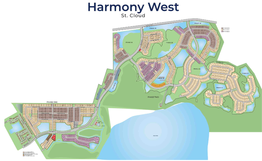 Harmony West site plan