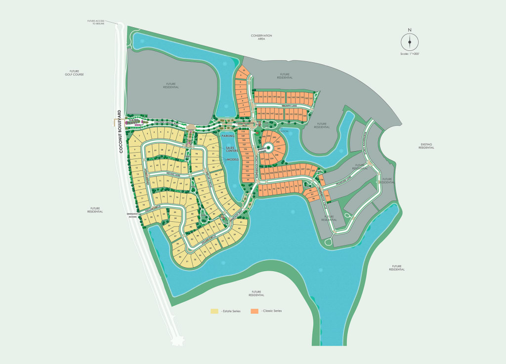 Avondale at Avenir site plan