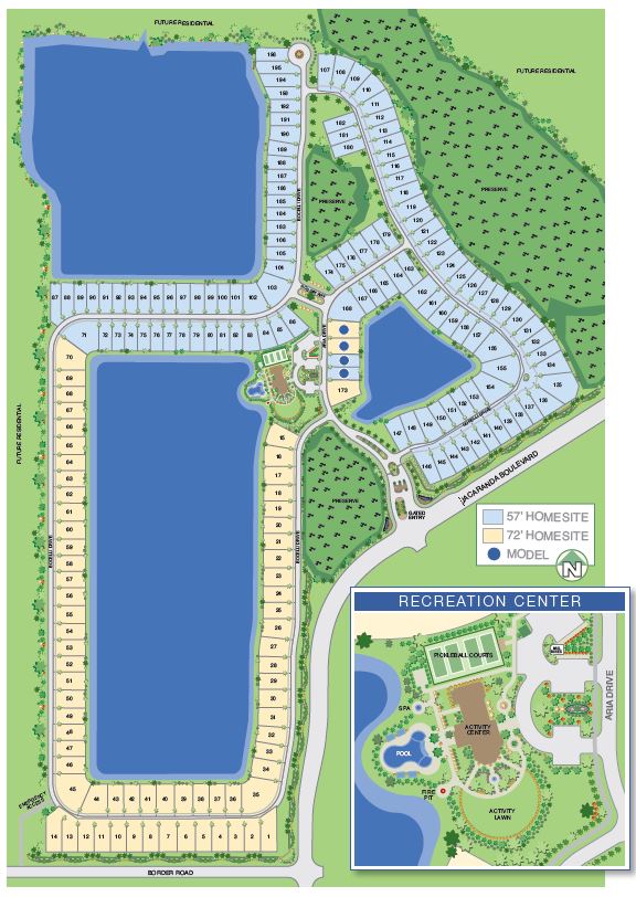 Aria site plan