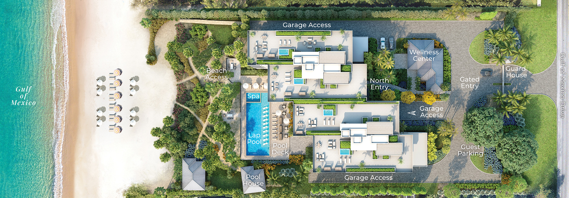 Sage Longboat Key Residences site plan