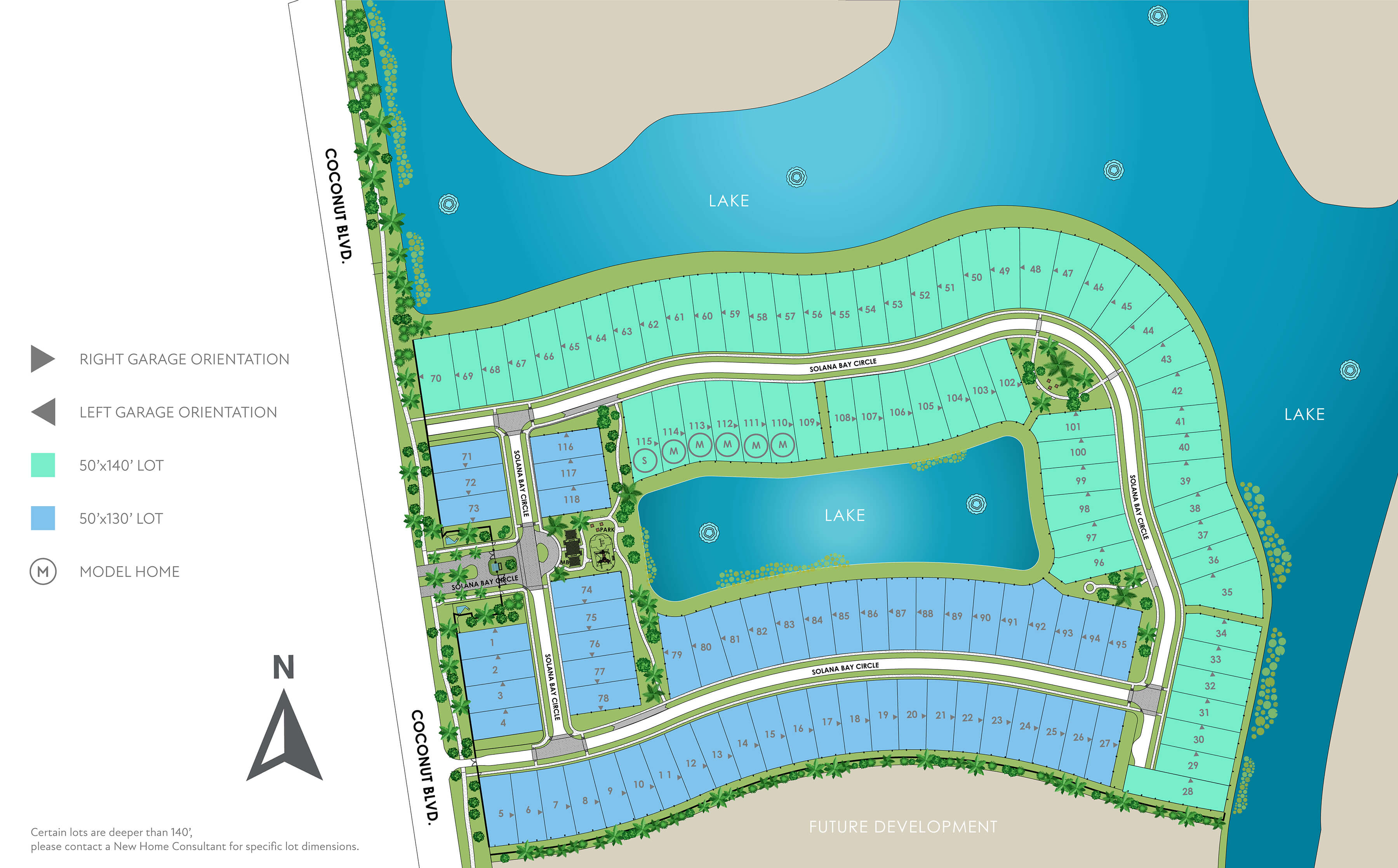 Solana Bay at Avenir site plan