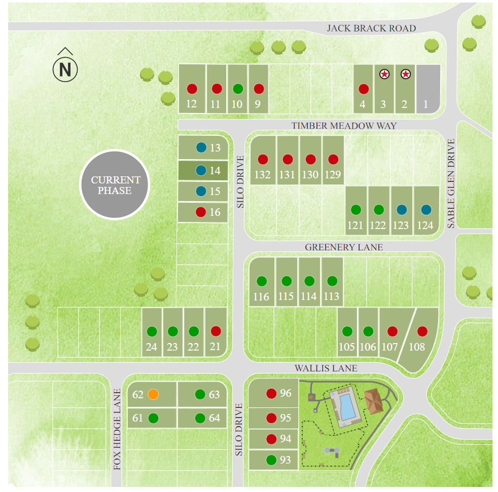 Prairie Oaks site plan