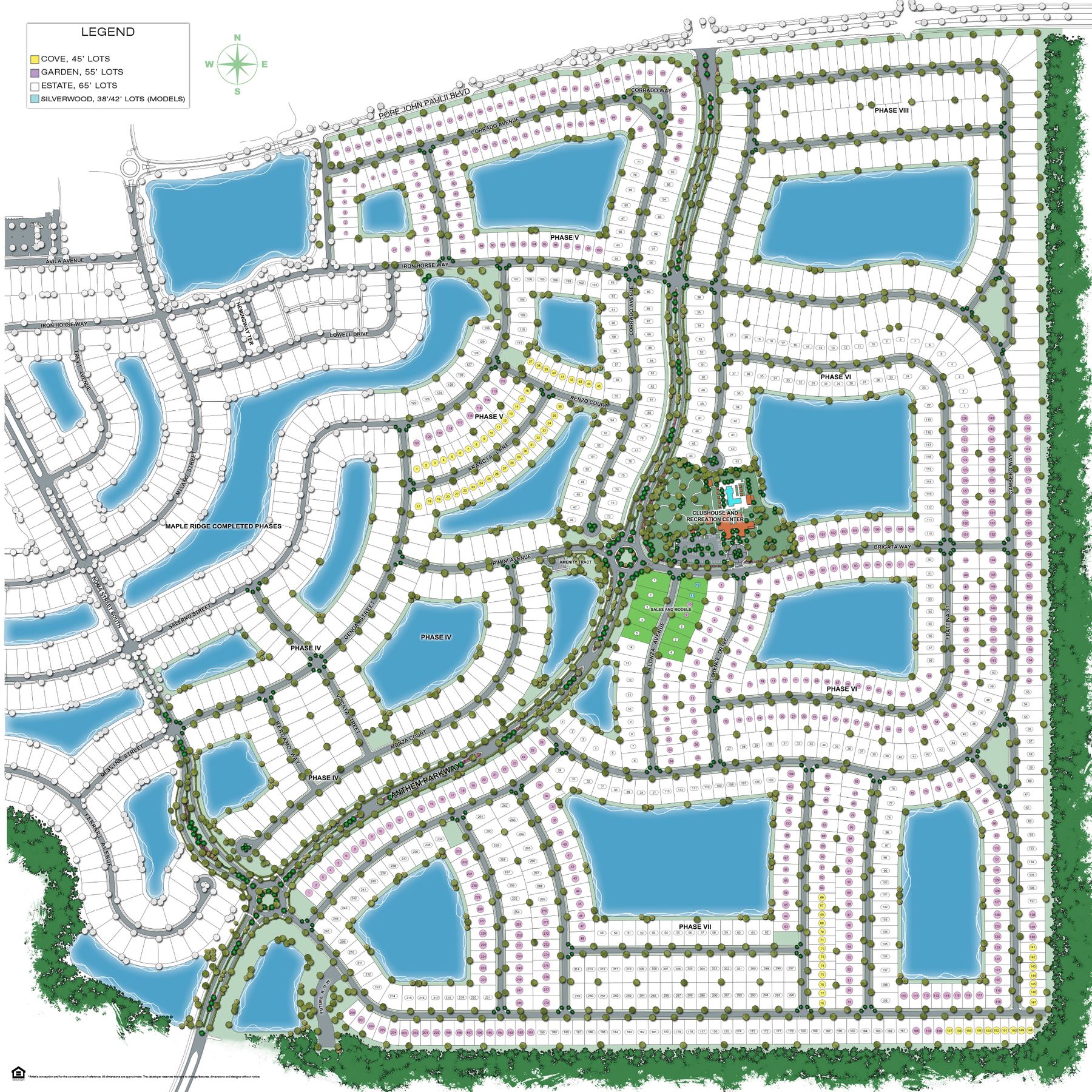 Maple Ridge site plan