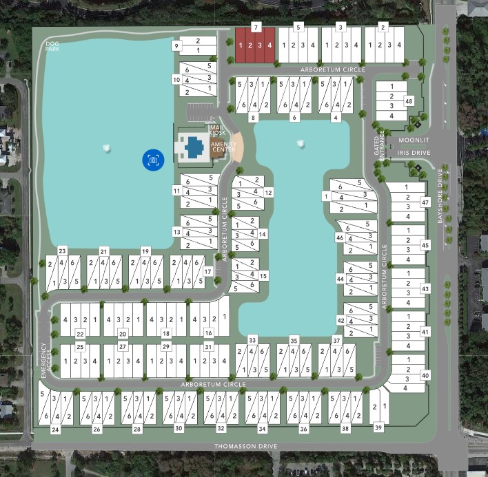 Arboretum site plan