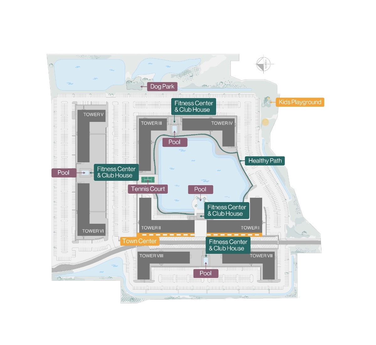 Millenia Park — Site plan