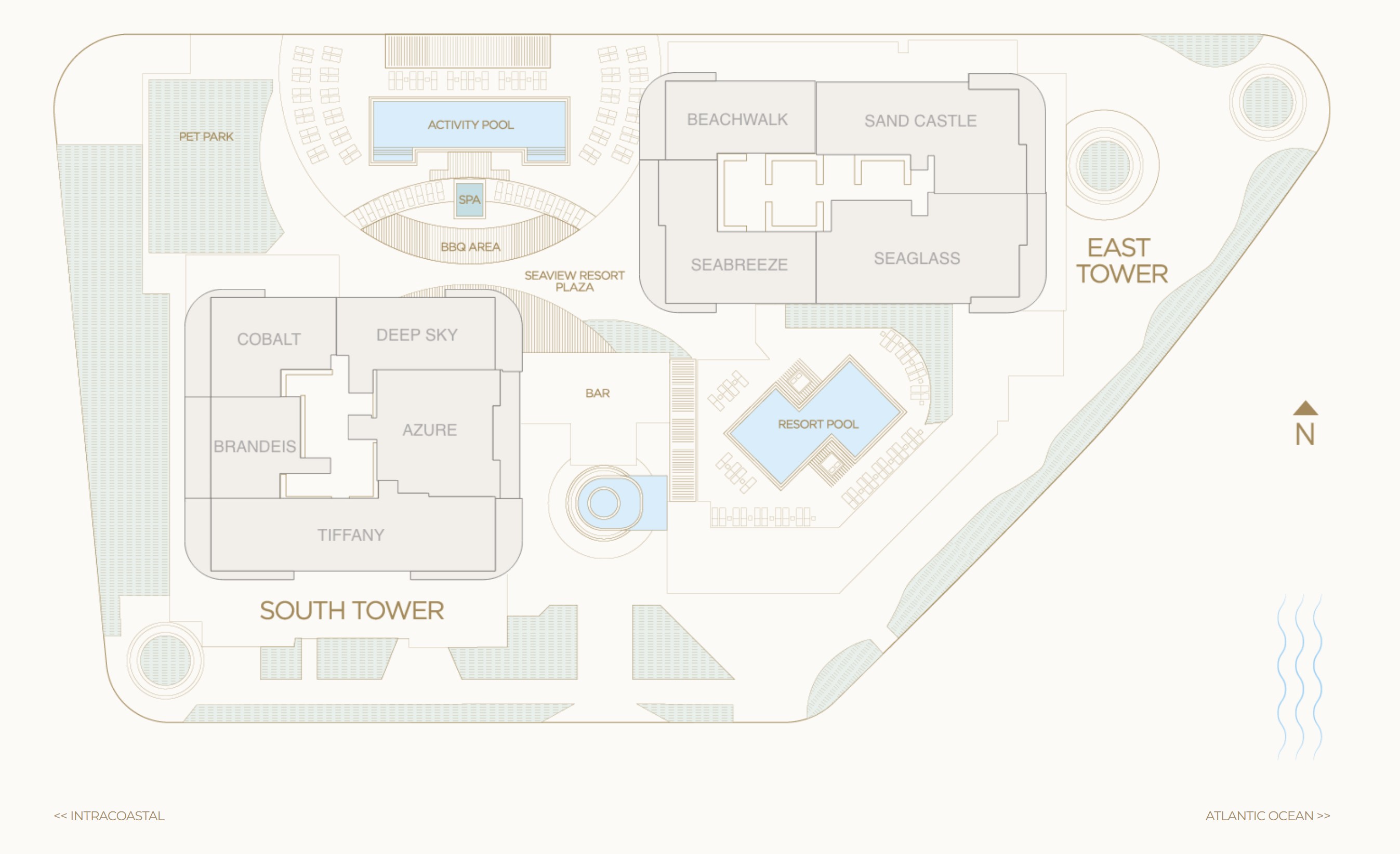 Selene Oceanfront Residences site plan