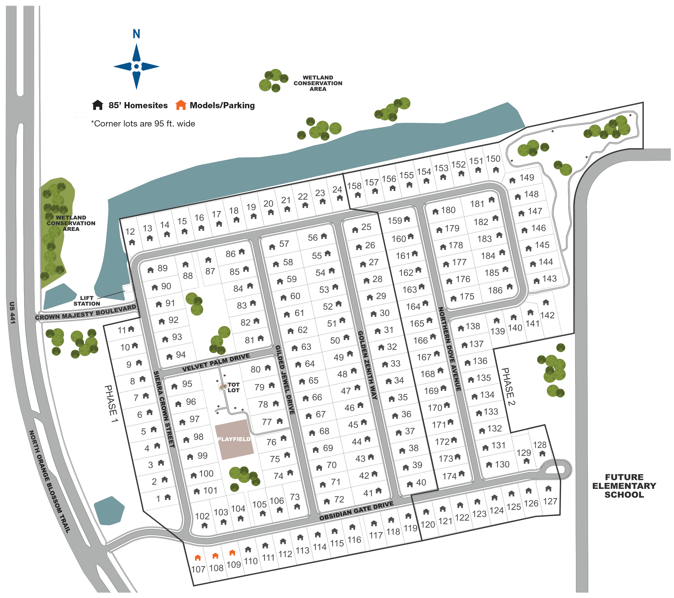 Bargrove Estates site plan