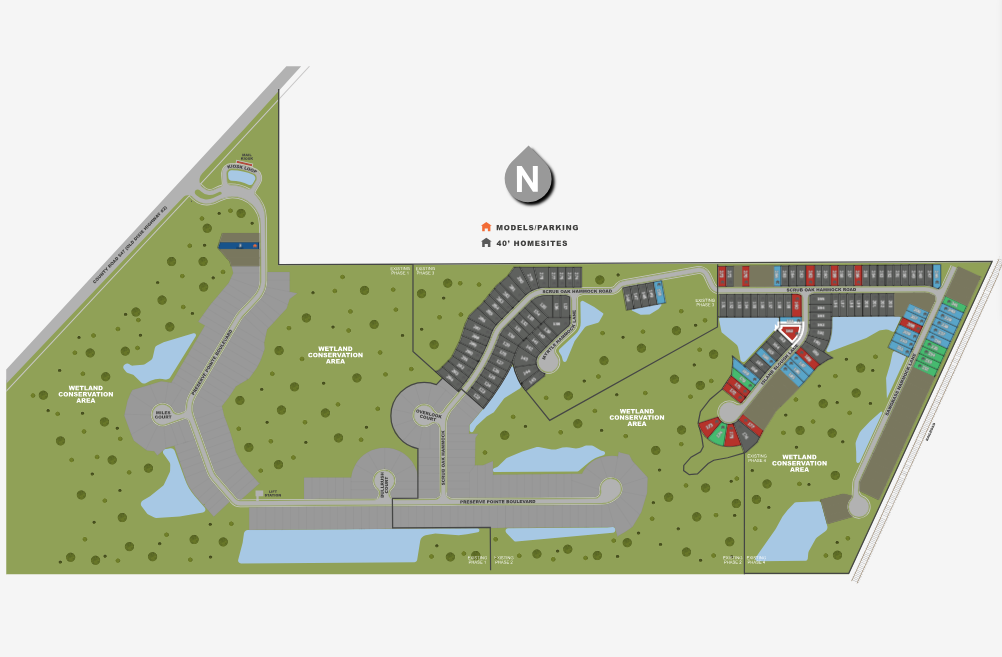 Preservation Pointe site plan