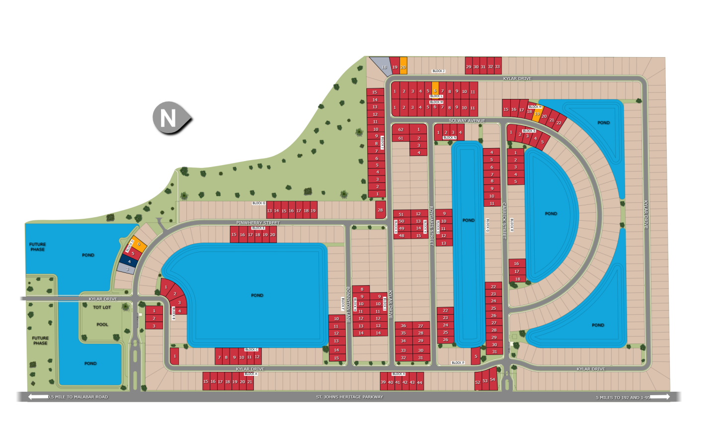 St. Johns Preserve site plan