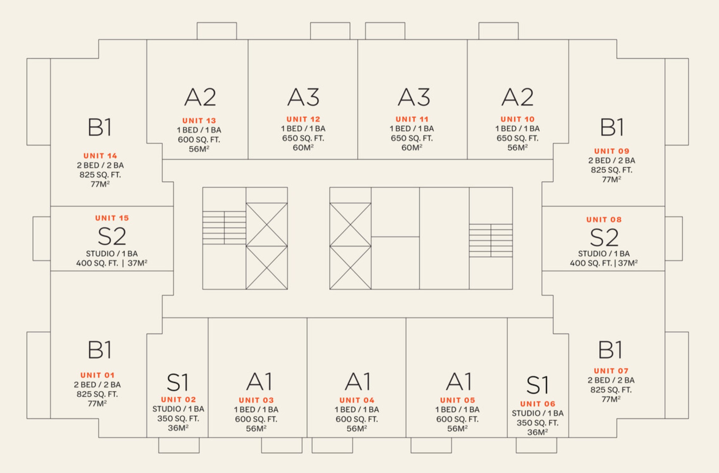 The Crosby site plan