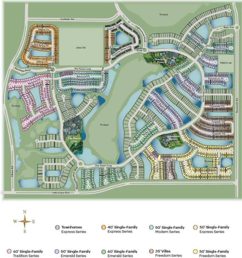 Star Farms at Lakewood Ranch site plan