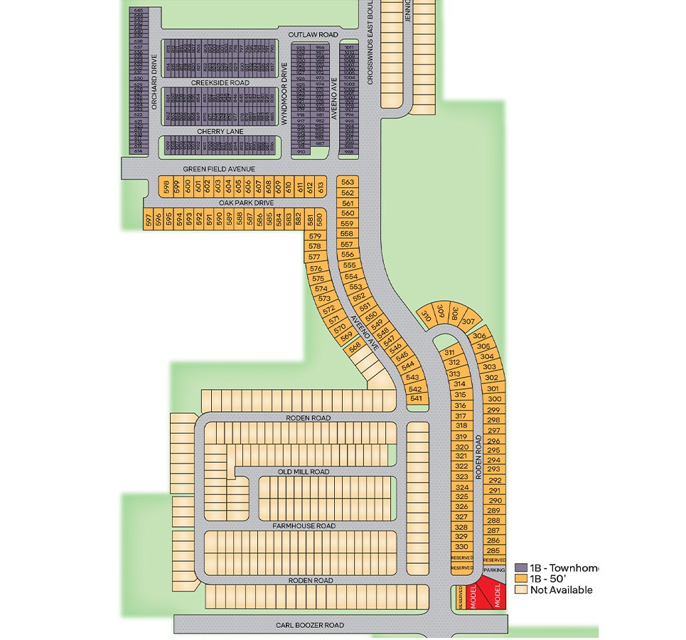 Crosswinds site plan