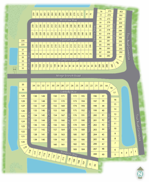 Titus Park site plan