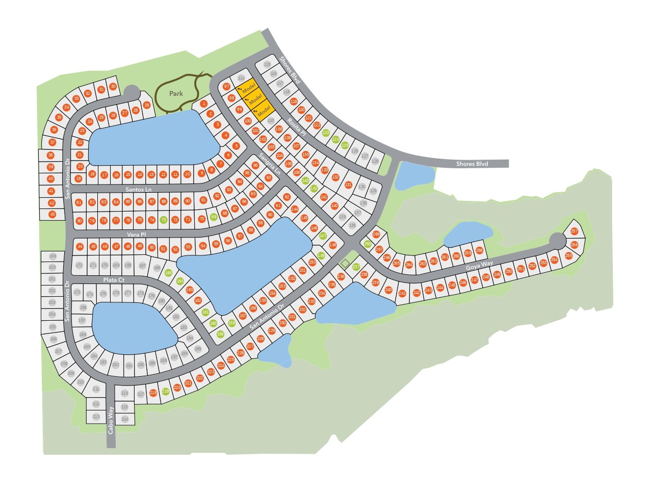 Sabal Estates site plan