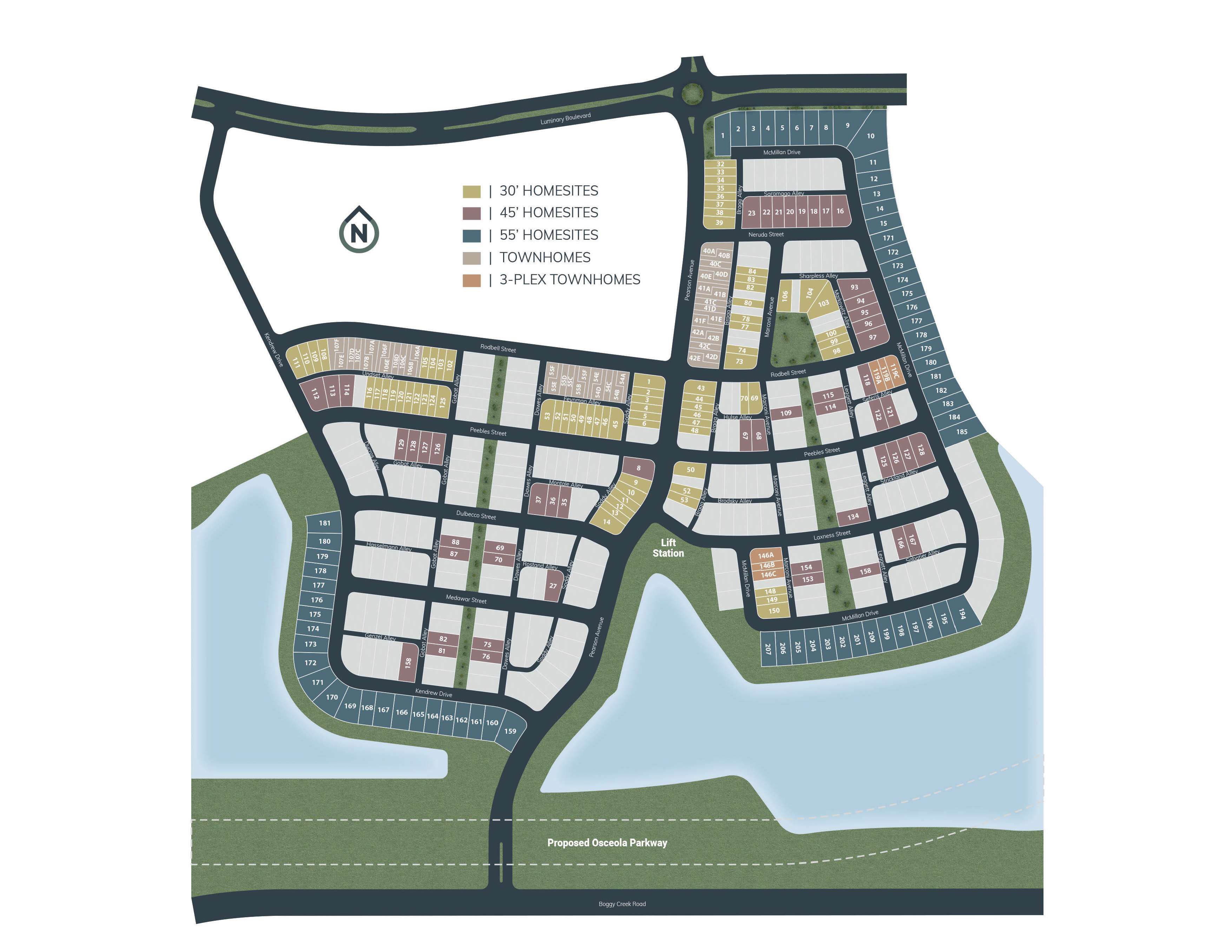 Laureate Park at Lake Nona site plan