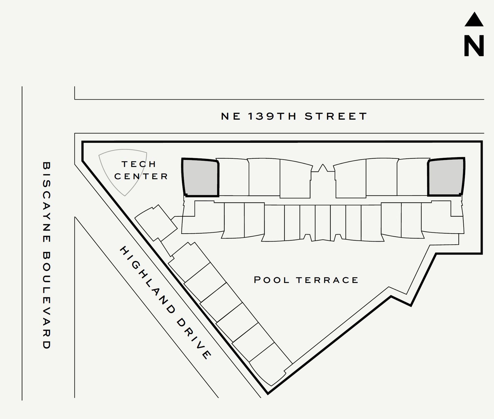 Nexo Residences North Miami Beach site plan