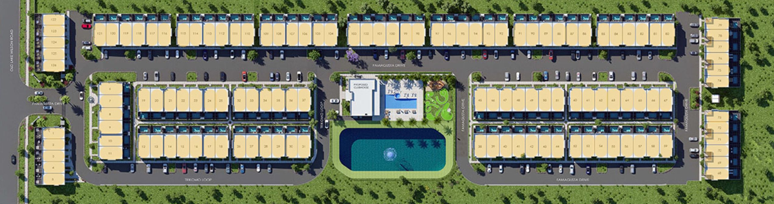 The Azur Resort site plan