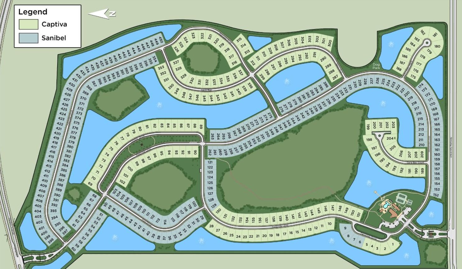 The Isles at Lakewood Ranch site plan