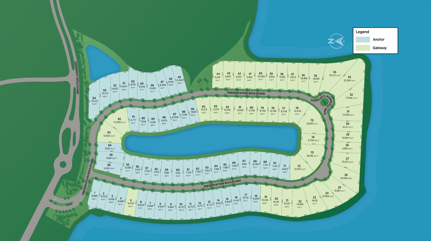 Waterview Landing site plan