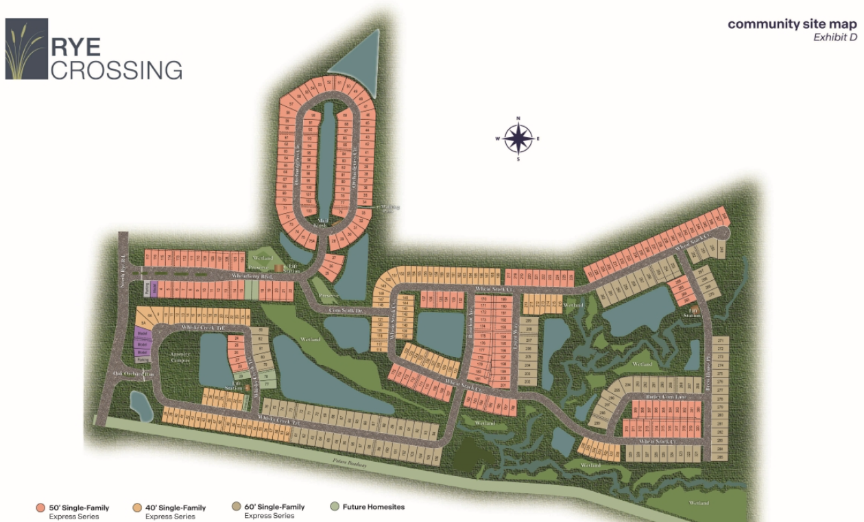 Rye Crossing site plan