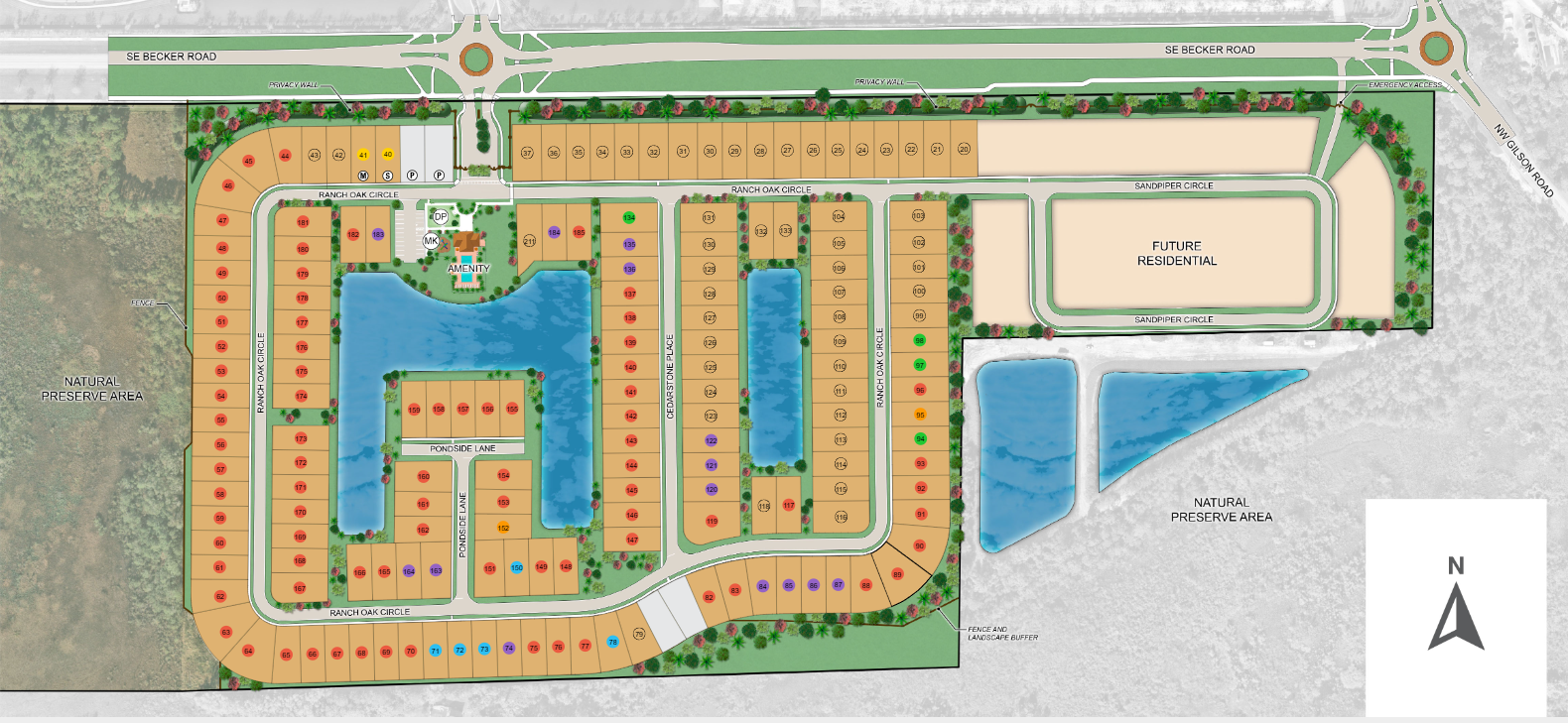 Veranda Oaks site plan