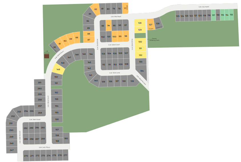 Oaks Preserve site plan