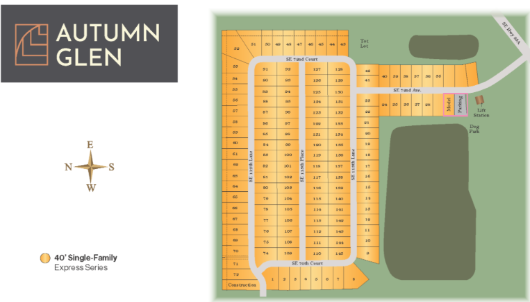 Autumn Glen site plan