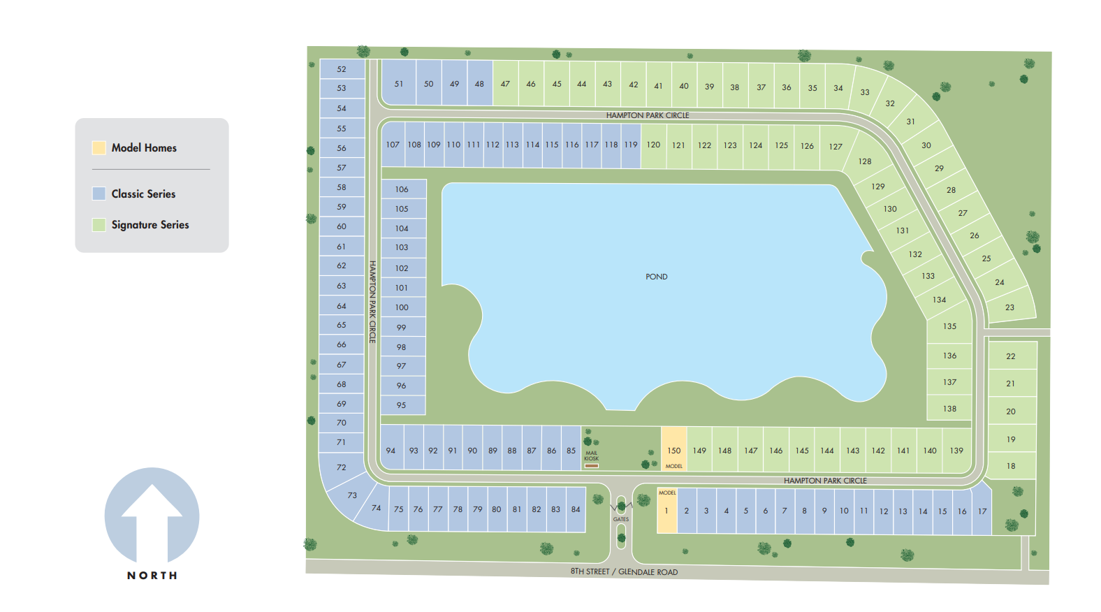 Hampton Park site plan