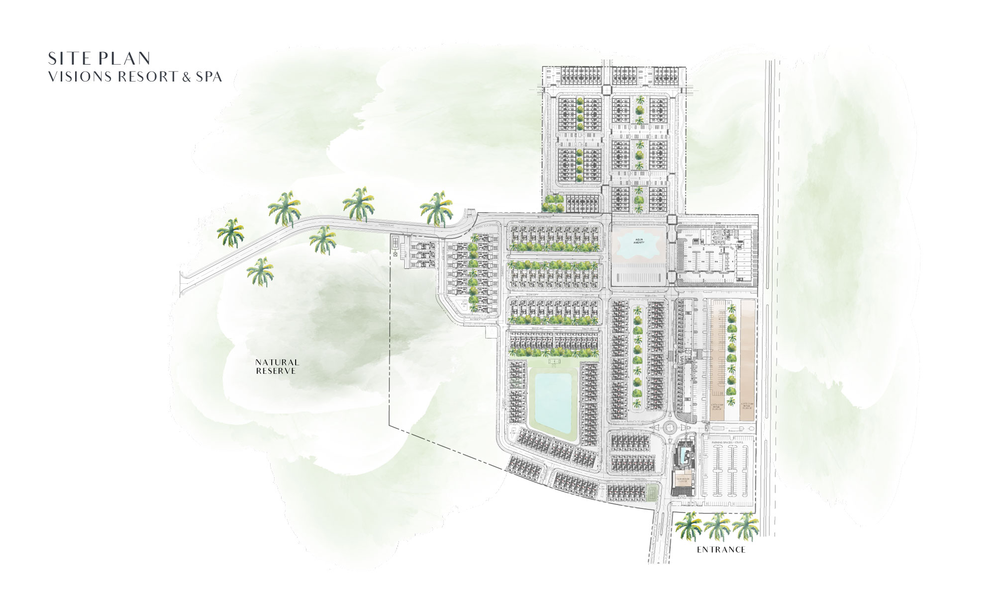 Visions Luxury Vacation Resort site plan