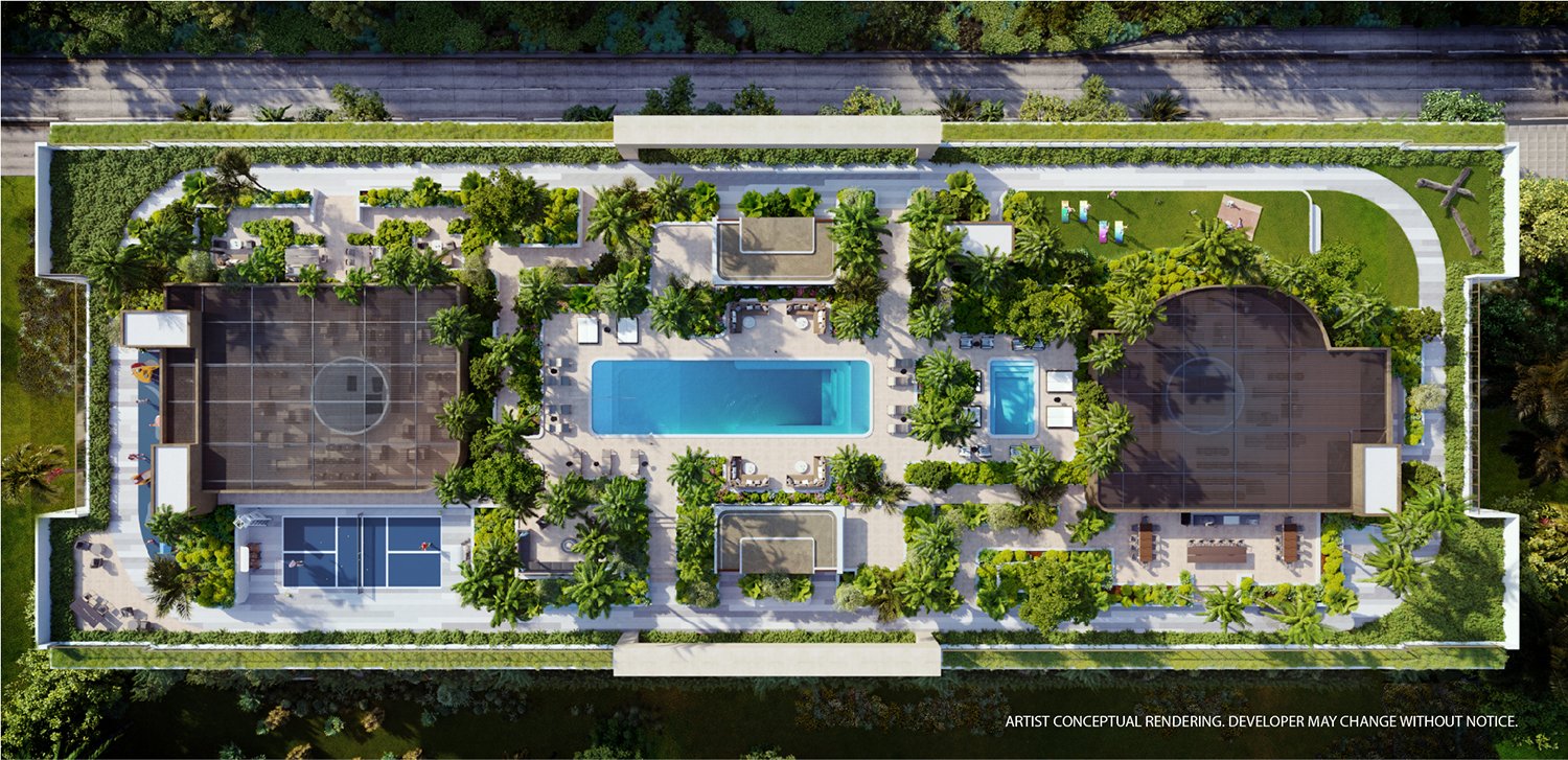 2200 Brickell Residences Miami site plan