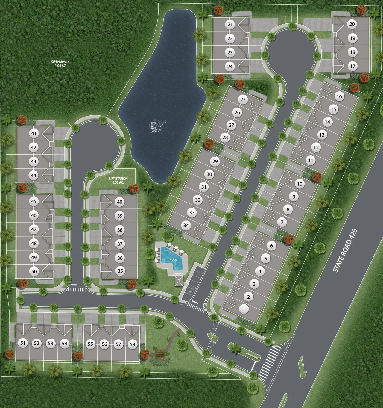 Brentwood Landing site plan