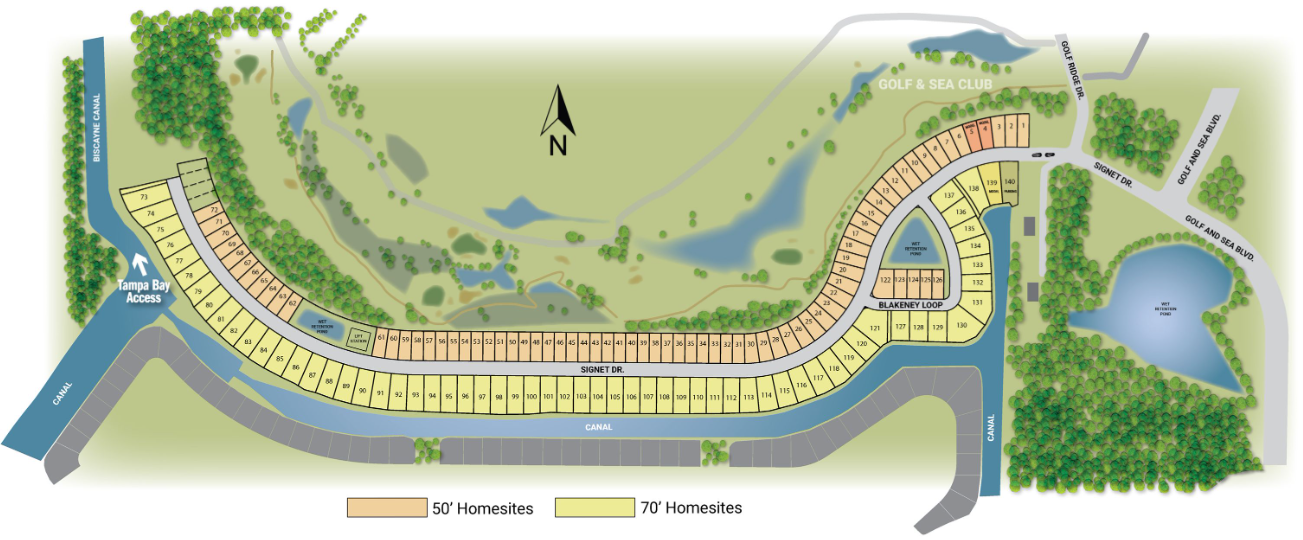 Marisol Pointe at MiraBay Florida Series site plan