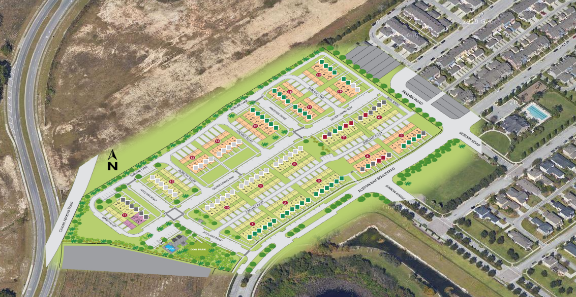 The Residences at Emerson Park site plan