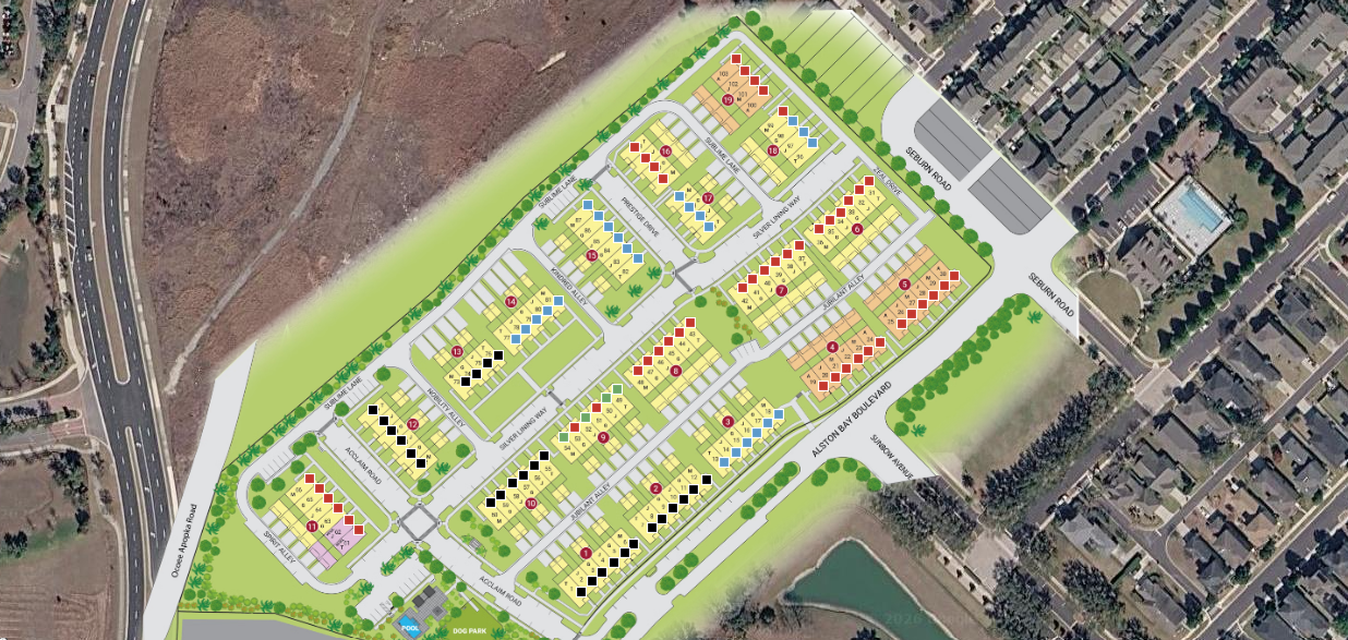 The Residences at Emerson Park site plan