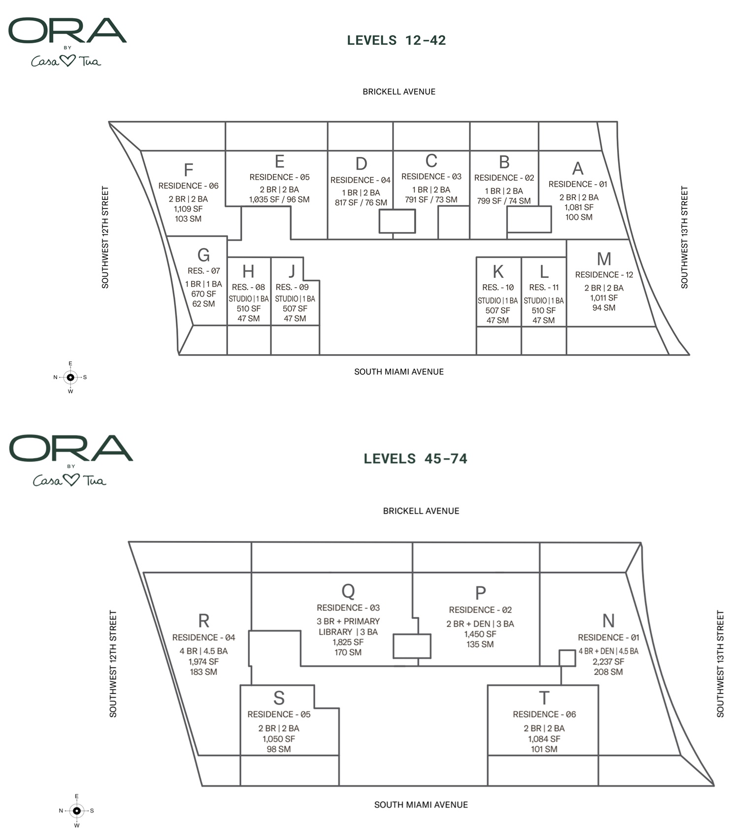 Ora by Casa Tua site plan