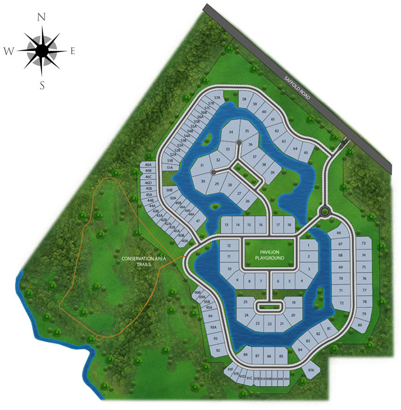Lake Toscana site plan