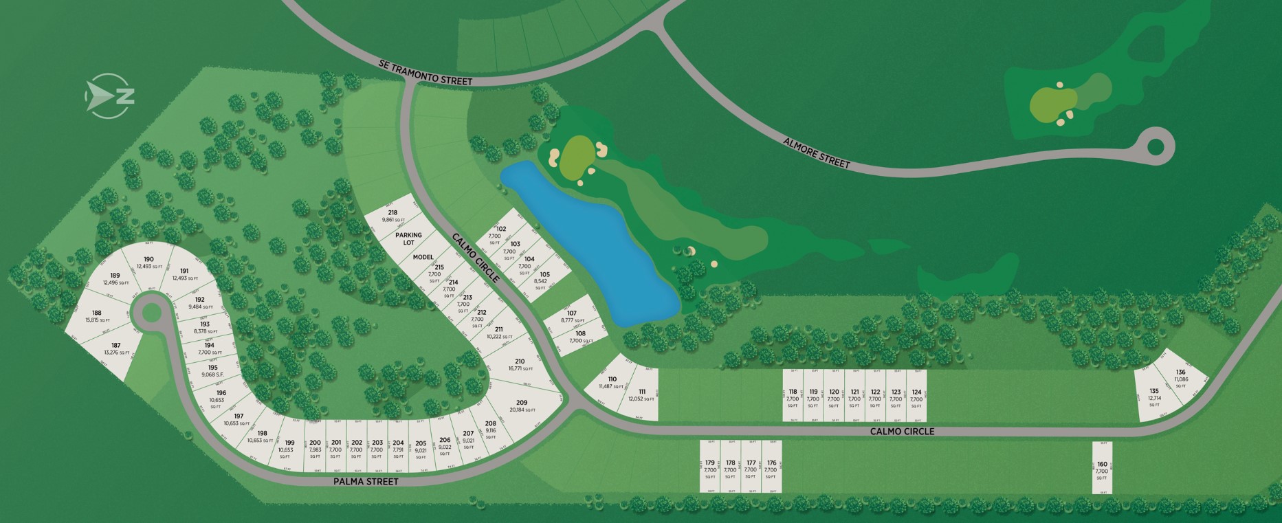 Toll Brothers at Tesoro Club site plan
