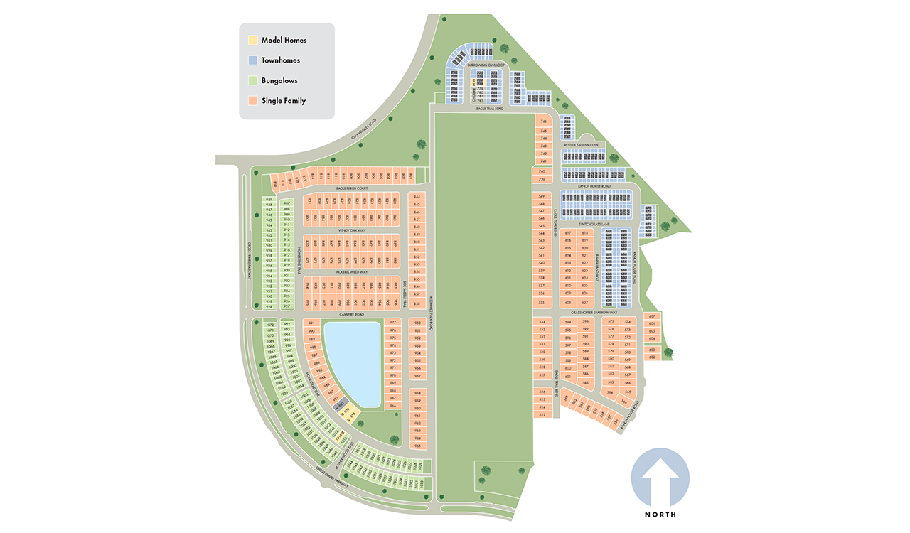 The Meadow at Crossprairie site plan