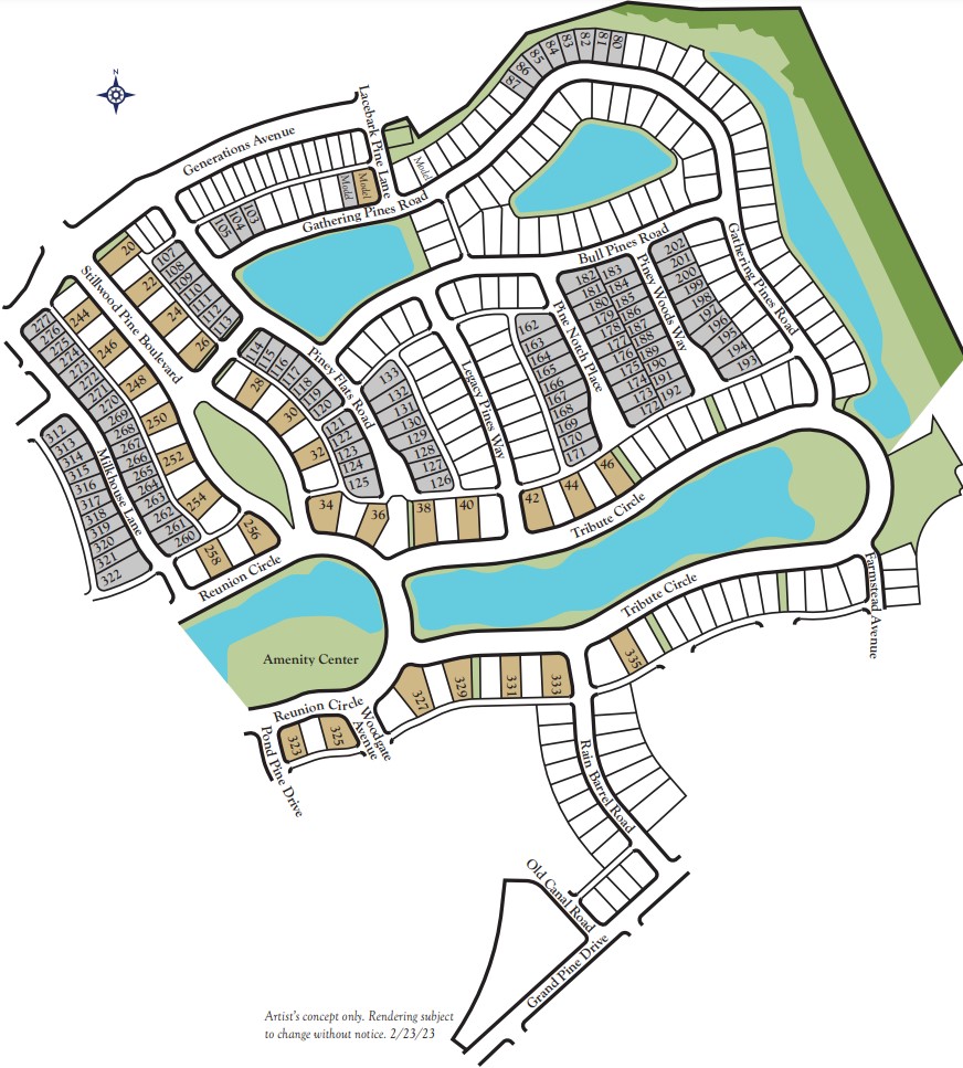 Seven Pines site plan