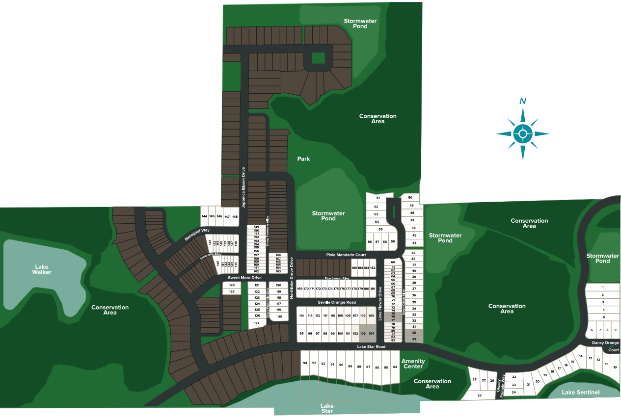 Northlake at Ovation site plan