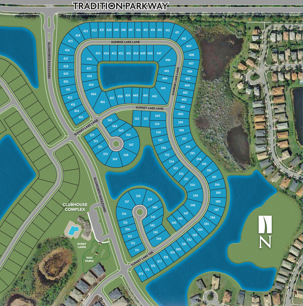 Lake Park at Tradition site plan