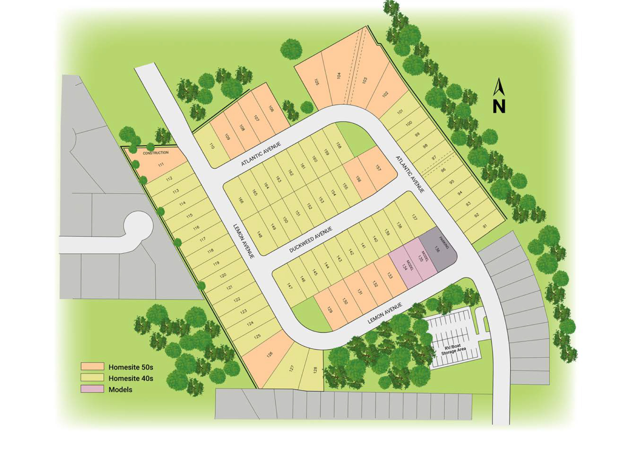 Mirror Lake Village site plan