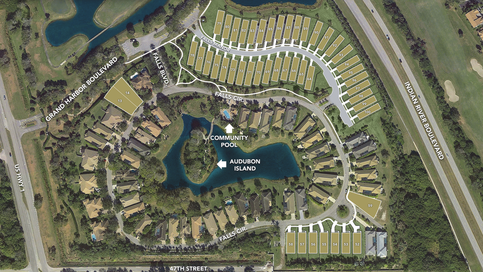 The Falls at Grand Harbor site plan