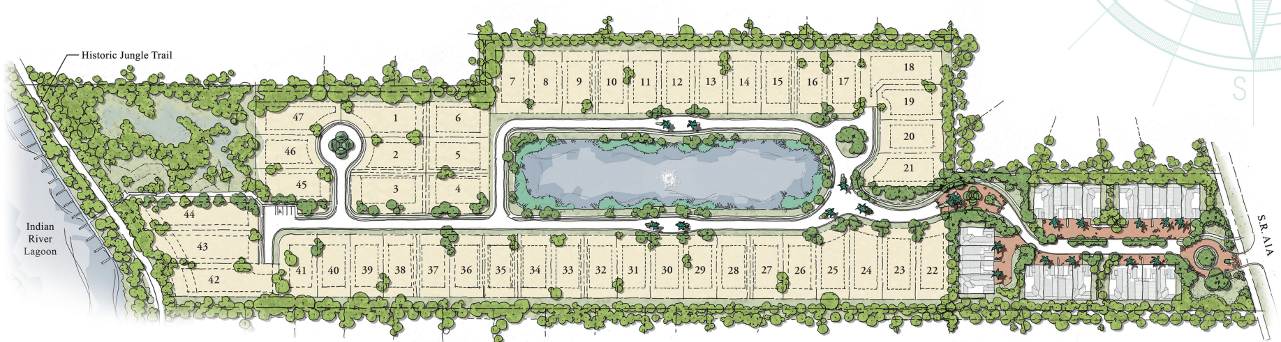 The Strand site plan